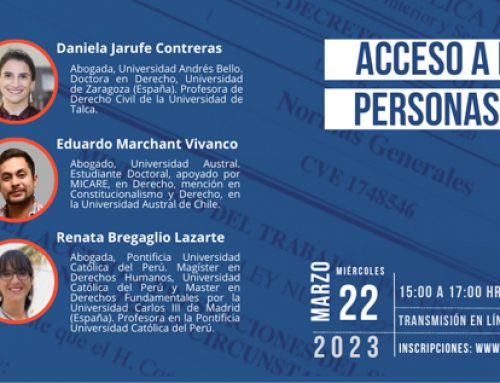 14/03/2023: Academia Judicial impartirá  webinario “Acceso a la justicia para personas en situación de discapacidad”
