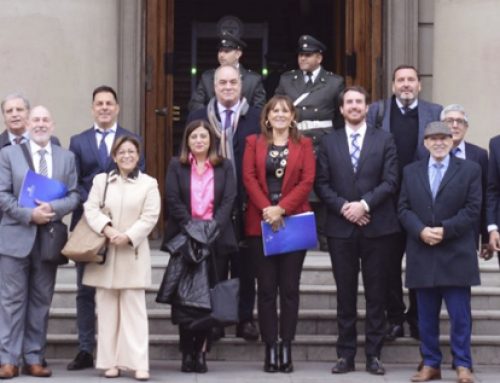 25/05/2023: Delegación de jueces argentinos visitan tribunales para conocer la implementación de la Reforma Procesal Penal en Chile